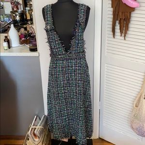 Zara tweed jumper midi dress!